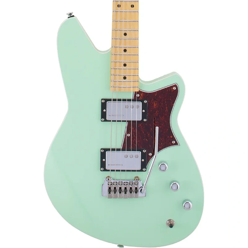 Reverend Descent H90 Baritone Guitar With Wilkinson Tremolo – Oceanside Green