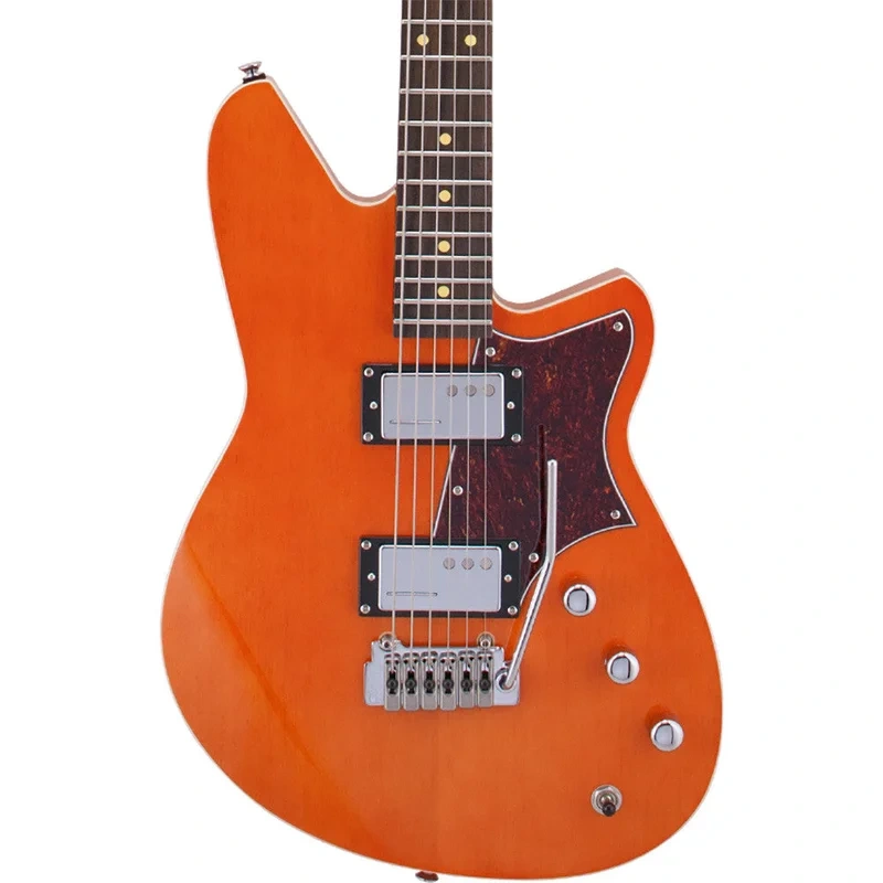 Reverend Descent H90 Baritone Guitar With Wilkinson Tremolo – Rock Orange