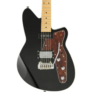 Reverend Double Agent Electric Guitar With Wilkinson Tremolo – Midnight Black