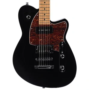 Reverend Double Agent OG – Roasted Neck – Midnight Black