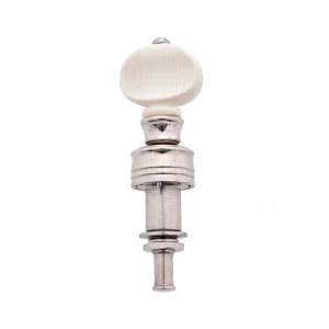 Rickard Cyclone 10:1 Banjo Peg, Nickel/Ivoroid, Single Peg