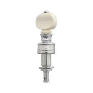 Rickard Cyclone High Ratio Banjo Style Guitar Gears, Set/6, Nickel with Ivoroid Buttons