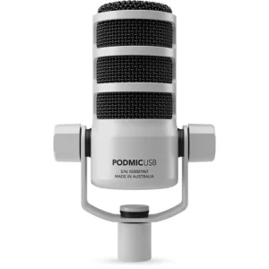Rode PODMIC USB & XLR Dynamic Broadcast Microphone (White)