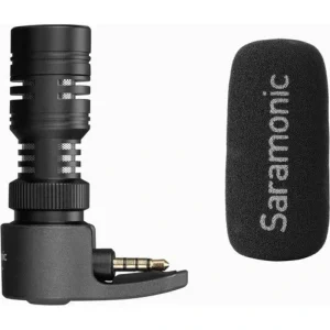 Saramonic SMARTMIC+ Compact Directional Microphone w/ 3.5mm TRRS Plug for Mobile Devices