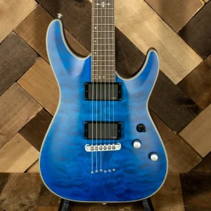 Schecter 2021 C1 Platinum Blue Stain – Used