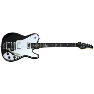 Schecter PETE-DEE-BLK PETE DEE BLK Gloss Black Guitar w Schecter SuperRock Cst Alnico DD FG101 SCH-164