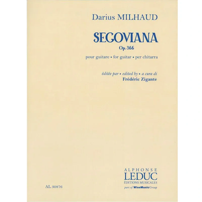 Segoviana, OP. 366 for Guitar