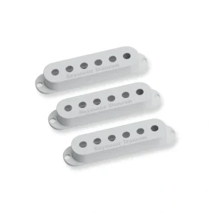 Seymour Duncan 11800-01-W Strat Cover White Pack of 3 with Logo