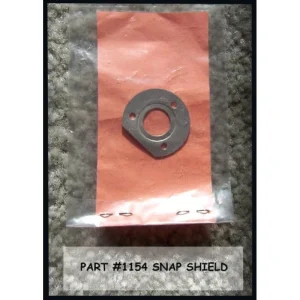 Shield for metal snap fastener #1154