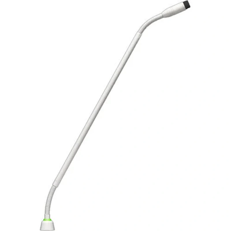 Shure MX415WLPDF/N 15″ Dualflex Gooseneck Mic with No Capsule No Preamp & 2-Color LED Ring on Bottom – White
