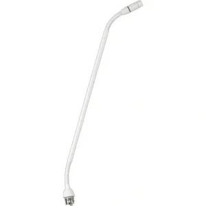 Shure MX415WRLPDF/N 15″ Dualflex Gooseneck Mic with No Capsule No Preamp & Red LED Ring on Top – White