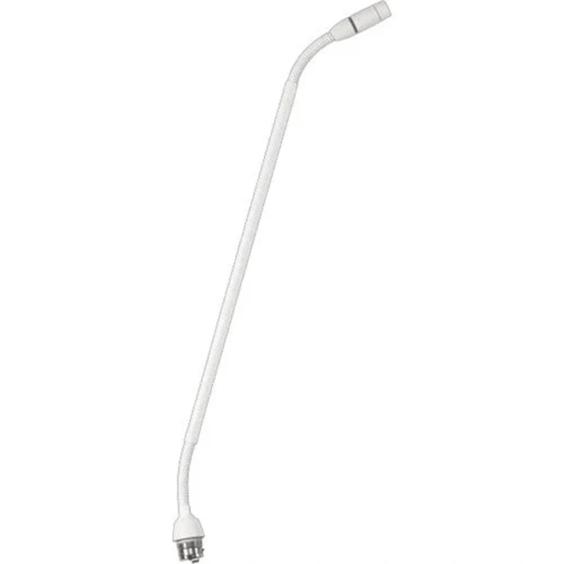 Shure MX415WRLPDF/N 15″ Dualflex Gooseneck Mic with No Capsule No Preamp & Red LED Ring on Top – White