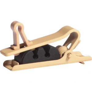 Shure RPM40STC/T Single Tie Clip for TwinPlex Lavalier Microphones 3-Pack – Tan