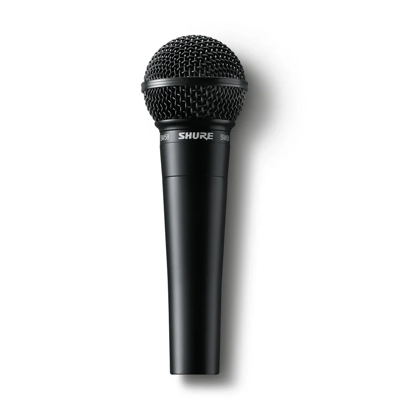 Shure SM58 Cardioid Dynamic Wired Microphone (Black Edition)