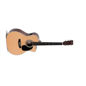 Sigma Guitars 1 Series Jumbo Acoustic / Electric Guitar, Natural JMC-1E