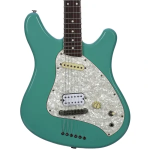 Squier 1997 CIJ Venus Surf Green With Seymour Duncan JB Humbucker – Used