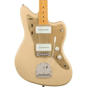 Squier 40th Anniversary Jazzmaster, Vintage Edition, Maple, Satin Desert Sand