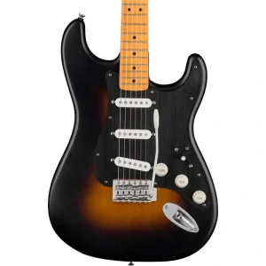 Squier 40th Anniversary Stratocaster, Vintage Edition, Maple, Satin Wide 2-Color Sunburst