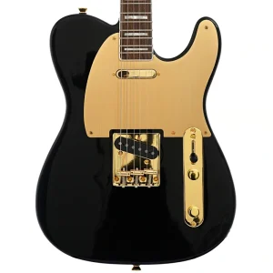 Squier 40th Anniversary Telecaster, Gold Edition, Black