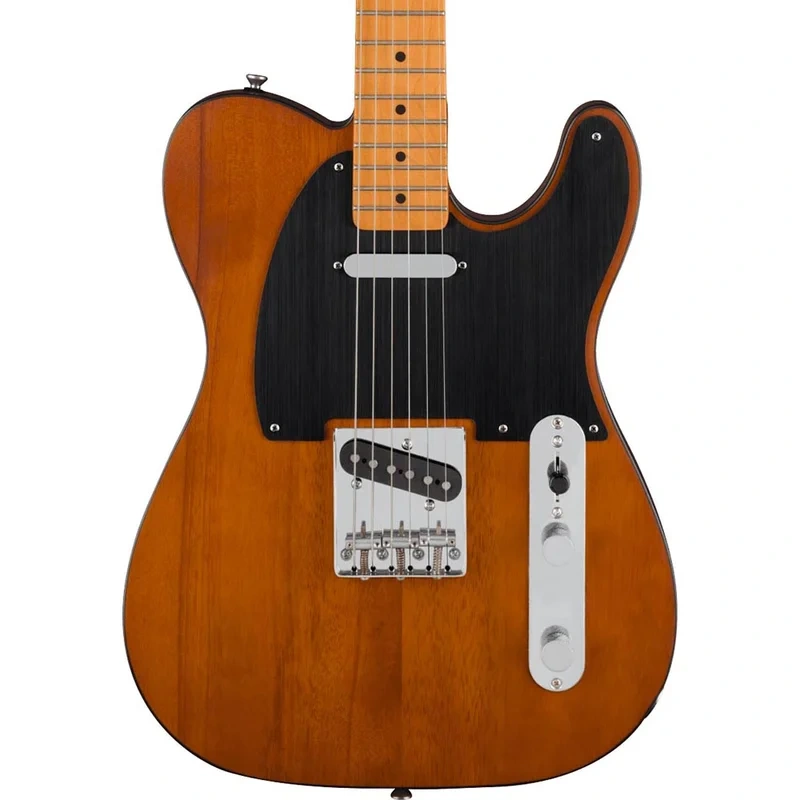 Squier 40th Anniversary Telecaster, Vintage Edition, Maple, Satin Mocha