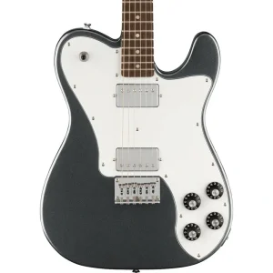 Squier Affinity Series Telecaster Deluxe Laurel, White Pickguard, Charcoal Frost Metallic