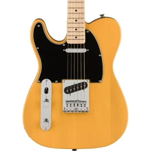 Squier Affinity Series Telecaster Left Handed Maple, Black Pickguard, Butterscotch Blonde