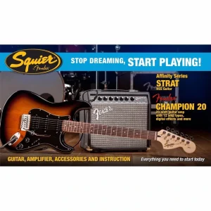 Squier Affinity Strat HSS With Fender Champion