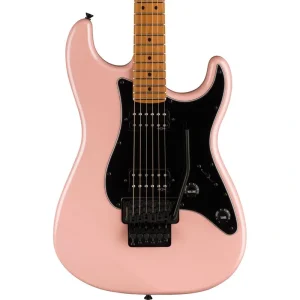 Squier Contemporary Stratocaster HH FR Roasted Maple, Black Pickguard, Shell Pink Pearl