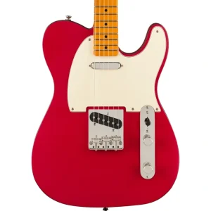 Squier Limited Edition Classic Vibe ’60s Custom Telecaster Electric Guitar, Satin Dakota Red