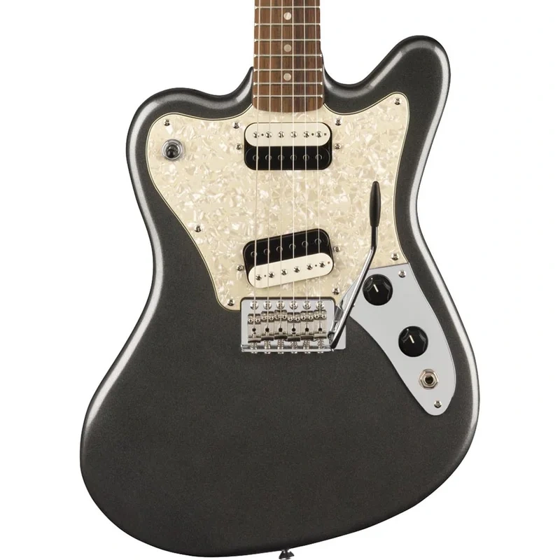 Squier Paranormal Super-Sonic Laurel, White Pearloid Pickguard Graphite Metallic