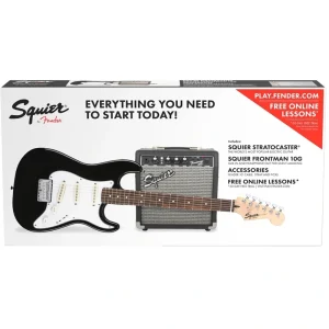 Squier Strat SS Pack 10G – Black 120V
