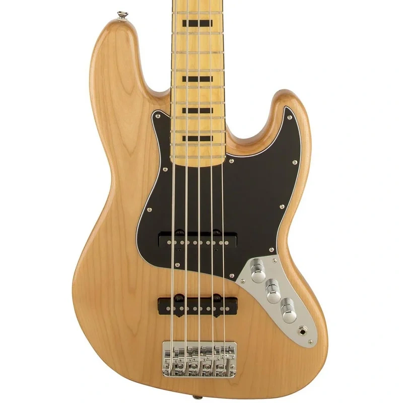 Squier Vintage Modified Jazz Bass V – Maple – Natural