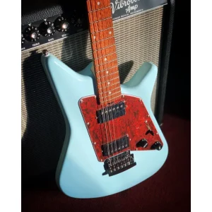 Sterling by Music Man Albert Lee Electric Guitar, Daphne Blue