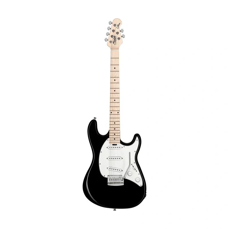 Sterling by Music Man Cutlass CT30SSS Electric Guitar, Maple FB, Black