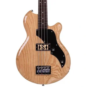 Supro 2041AN Huntington I 4-String Bass – Natural Ash – 1 Pickup