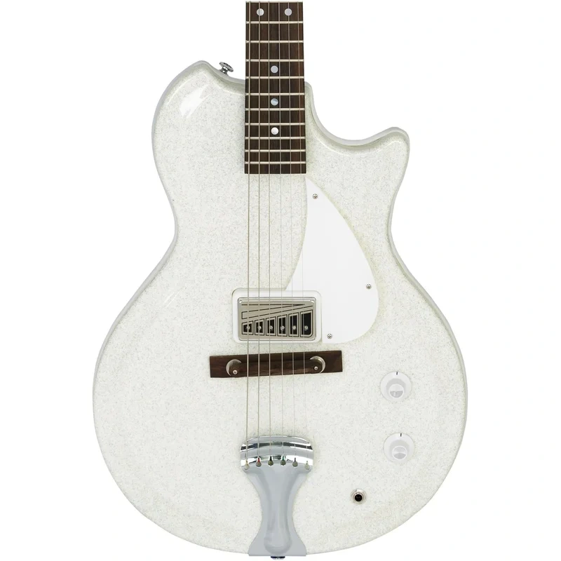 Supro Americana Series Belmont Guitar – Sparkle White