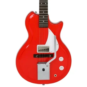 Supro Americana Series Belmont Vibrato Guitar – Poppy Red