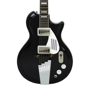 Supro Americana Series Black Holiday Guitar – Jet Black
