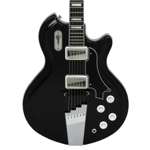 Supro Americana Series Coronado II Guitar – Jet Black