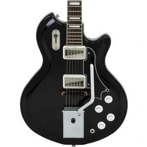 Supro Americana Series Coronado II Vibrato Guitar – Jet Black