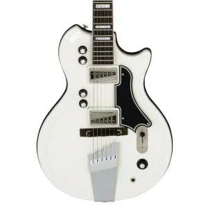 Supro Americana Series Dual-Tone Guitar – Ermine White