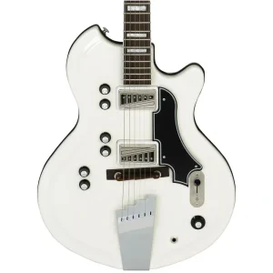 Supro Americana Series Martinique Guitar – Ermine White