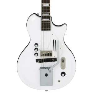 Supro Americana Series White Holiday Guitar – Dawn White