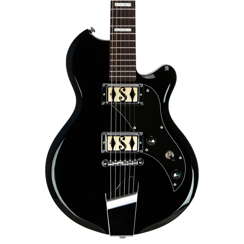 Supro Island Series Westbury Guitar – Double Pickup – Jet Black – Free Gig-Bag