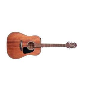 Takamine Dreadnought Acoustic Mahogany Body Acoustic / Electric Guitar, Natural Satin GLD11E-NS