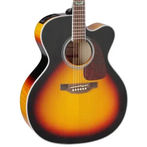 Takamine GJ72CE – Jumbo – Solid Spruce – Brown Sunburst