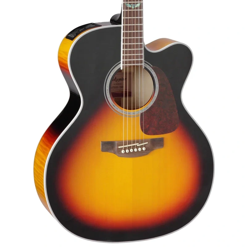 Takamine GJ72CE – Jumbo – Solid Spruce – Brown Sunburst