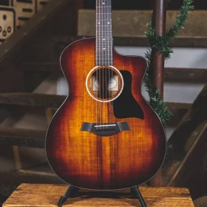 Taylor 224ce Koa Deluxe With OHSC – Used