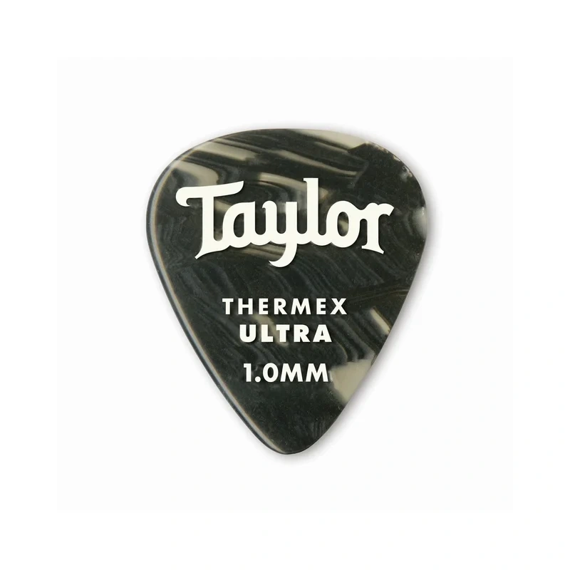 Taylor 351 Thermex Ultra Picks, Black Onyx, 1.00mm, 6-Pack