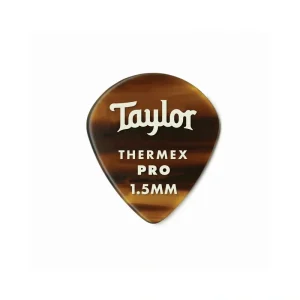 Taylor 651 Thermex Pro Picks, Tortoise Shell, 1.50mm, 6-Pack
